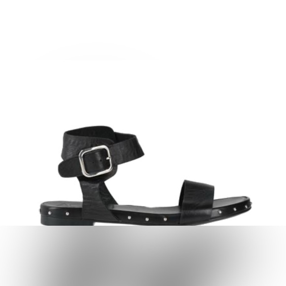 AGL Attilo Giusti Leombruni black sandals either studs. Hardly worn. - Picture 1 of 5